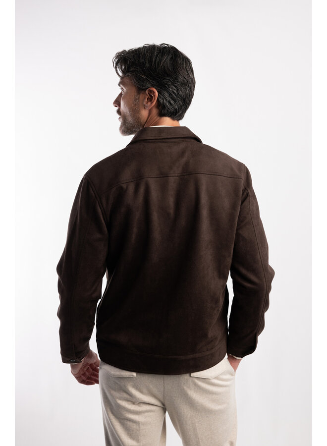 Shirt-Jacket MILANOW25-M42 Brown