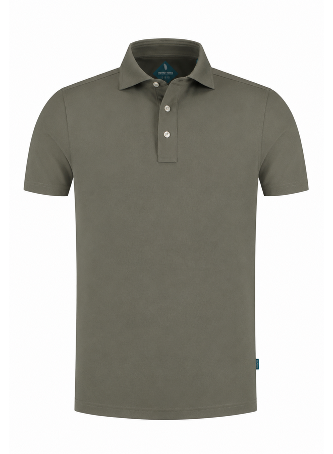 Polo Korte Mouw Pique Performance 7.41.400.780-072 Dark Green