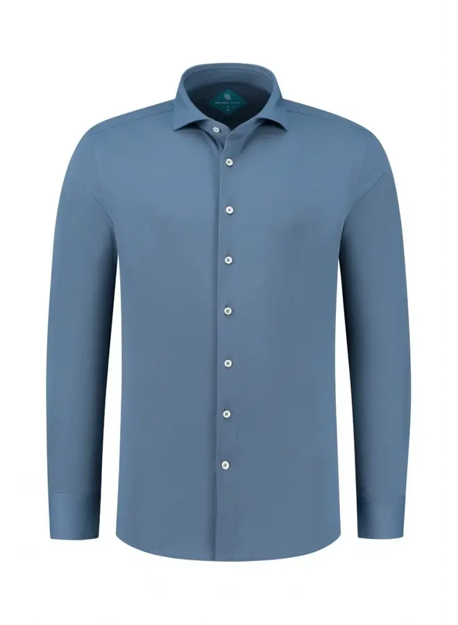 Overhemd Pique Performance 7.31.025.780-016 Blauw