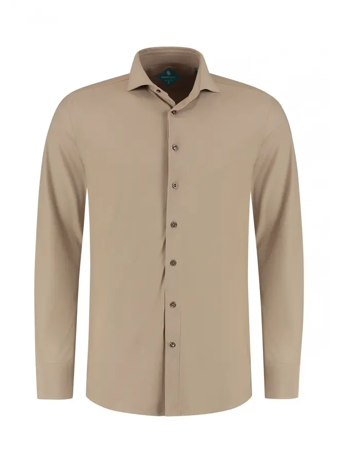 Overhemd Pique Performance 7.31.025.780-043 Mid Brown