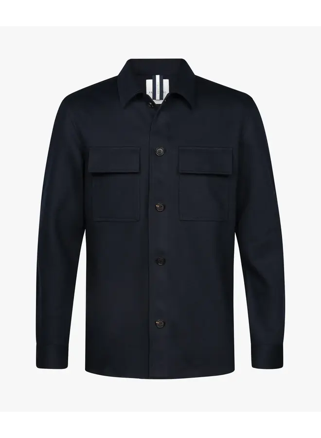 Overshirt Knitted Navy PPXF30001C