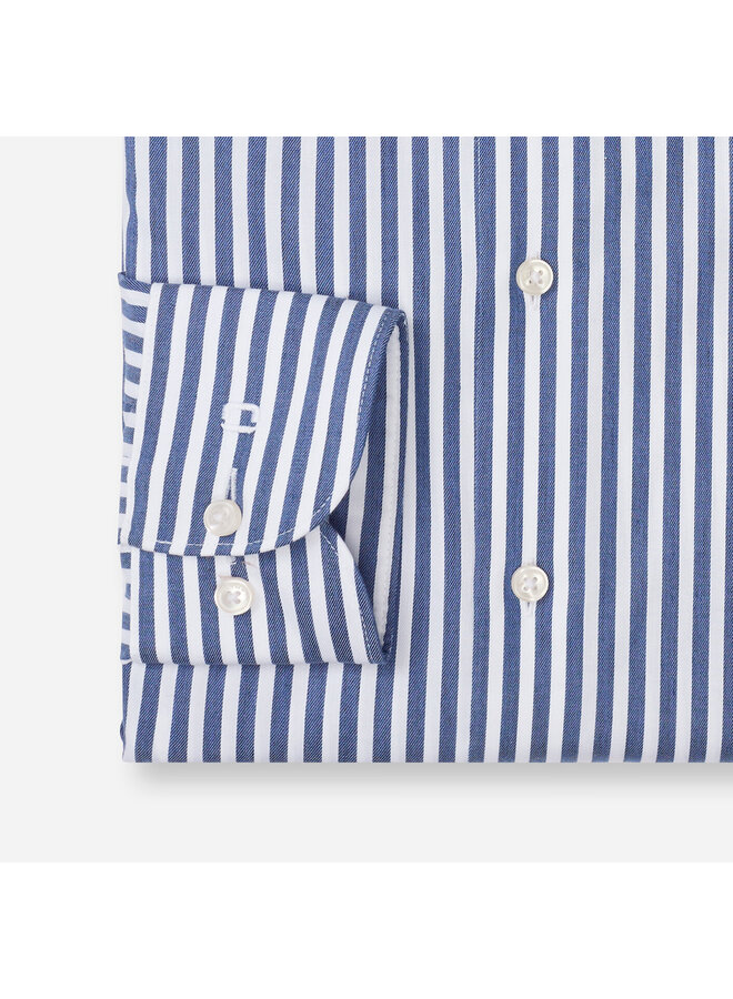 Overhemd Streep Navy Modern Fit Luxor 1288 24 18