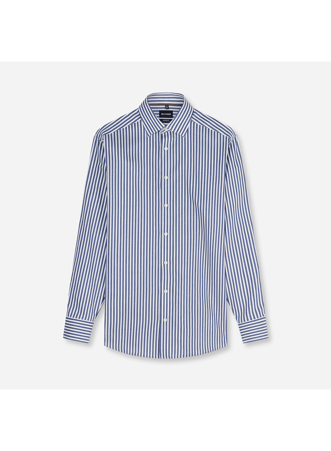 Overhemd Streep Navy Modern Fit Luxor 1288 24 18