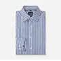 Overhemd Streep Navy Modern Fit Luxor 1288 24 18