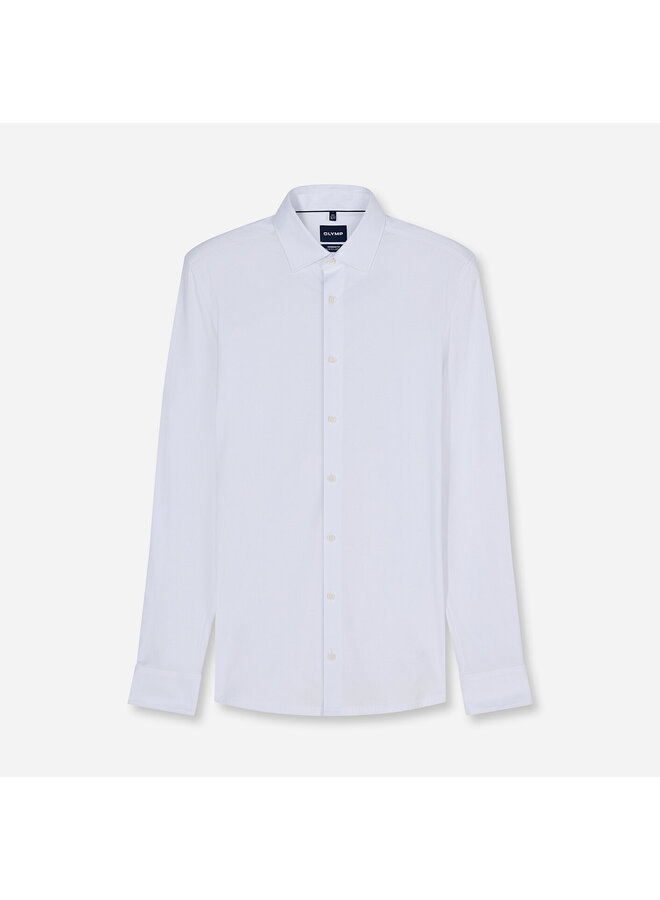 Overhemd Knitted 24/7 Modern-Fit Wit 1202 64 00