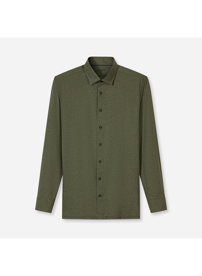 Overhemd Knitted 24/7 Modern-Fit Groen 1202 64 45