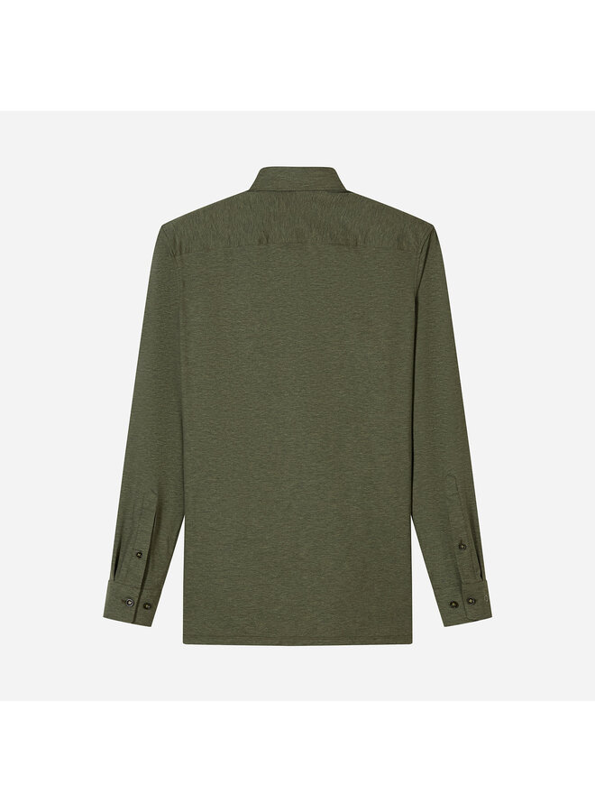 Overhemd Knitted 24/7 Modern-Fit Groen 1202 64 45