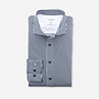 Overhemd Knitted 24/7 Modern-Fit Streep Marine Blauw 1232 84 18