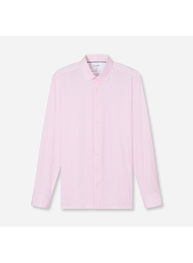 Overhemd Knitted 24/7 Modern-Fit Structuur Licht Roze 1231 84 31