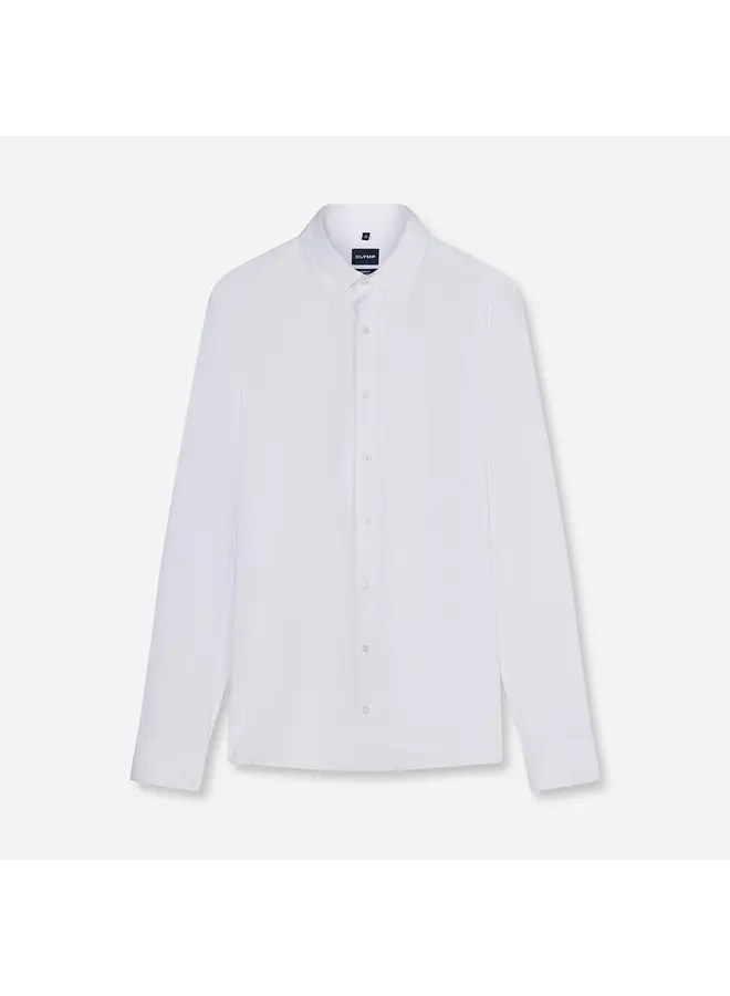 Overhemd Wit Knitted 24/7 Modern Fit 1245 24 00