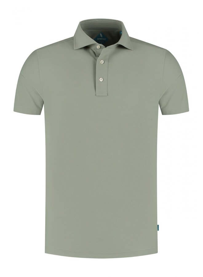 Polo Korte Mouw Pique Performance 7.41.400.780-076 Groen