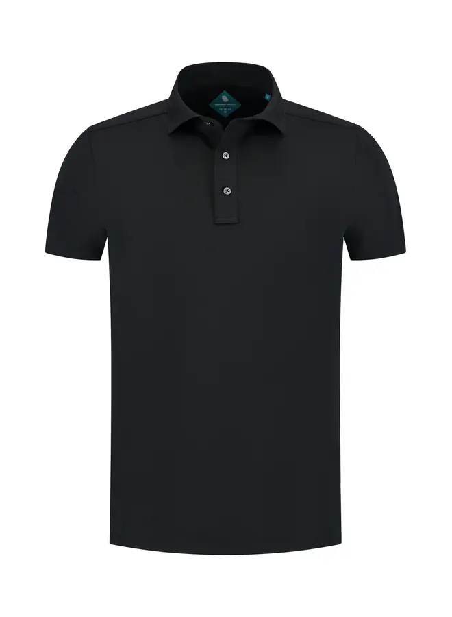 Polo Korte Mouw Pique Performance 7.41.400.780-020 Zwart