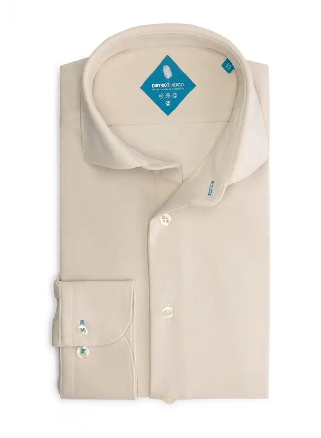 Overhemd Pique Performance 7.31.025.780-048 Beige