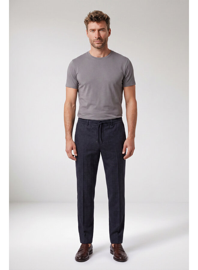 Broek / Chino Knitted Certosa 621062 Col. 60 Navy