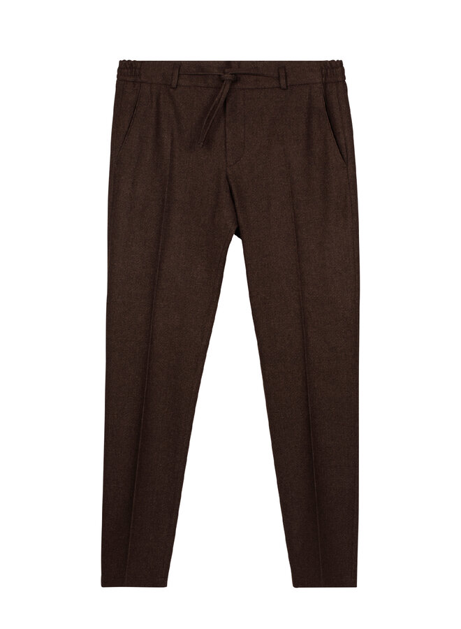 Broek / Chino Knitted Certosa 621062 Col. 80 Chocolate Brown