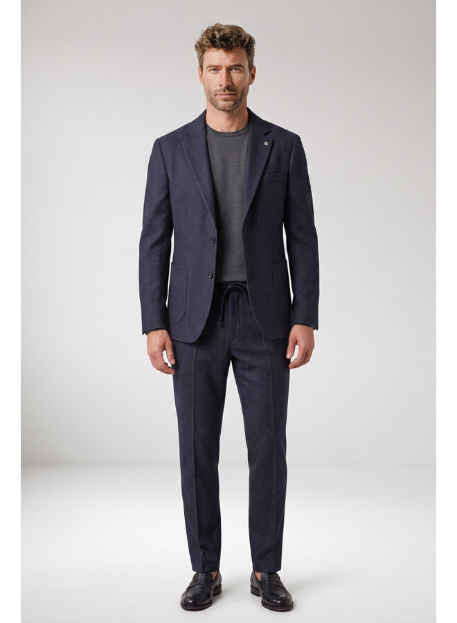 Broek / Chino Knitted Certosa 621062 Col. 60 Navy