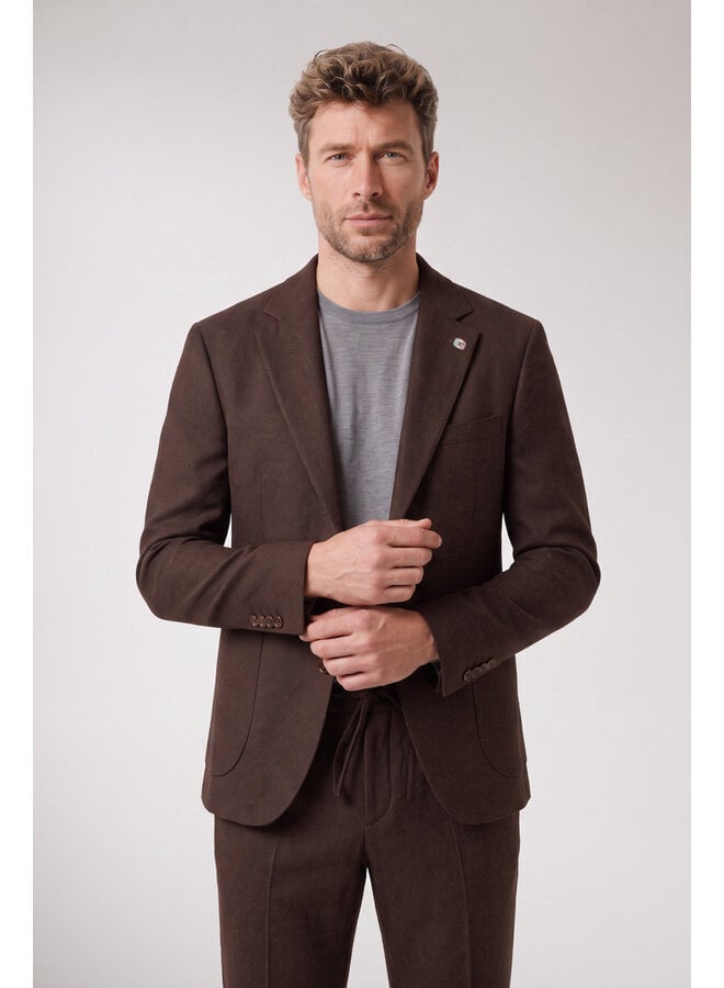 Colbert Knitted Piero Blazer 622632 Col. 80 Chocolate Brown