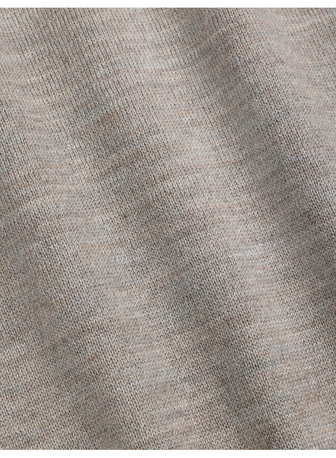 Merino Half Zip Pullover 118265001 Kleur 841000 Light Taupe