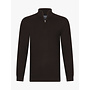 Merino Half Zip Pullover 118265001 Kleur 898000 Dark Brown