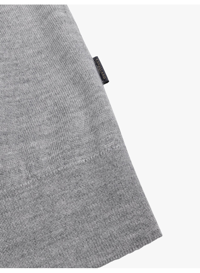 Merino Half Zip Pullover 118265001 Kleur 900000 Light Grey