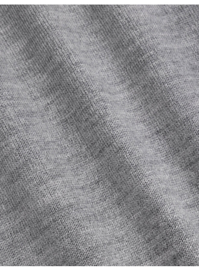 Merino Half Zip Pullover 118265001 Kleur 900000 Light Grey