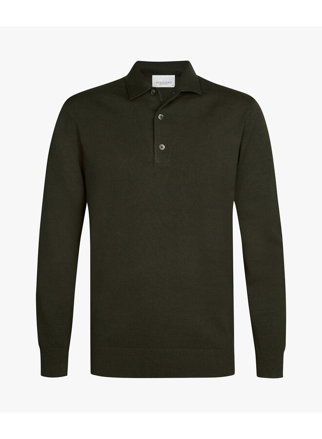 Polo One Piece Luxury Basic Donkergroen PPXJ30003C