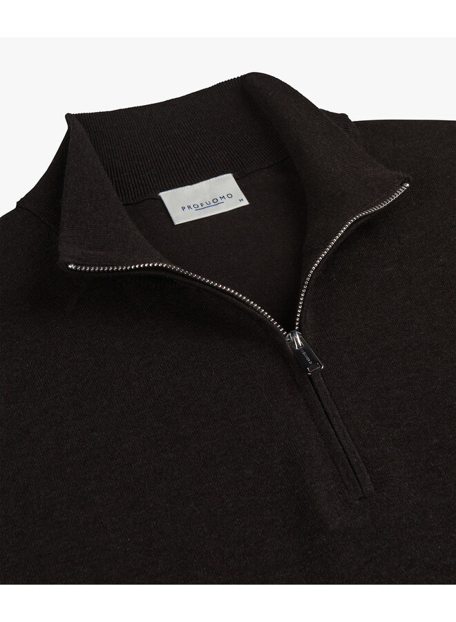 Half Zip Luxury Basic Bruin PPXJ30002E