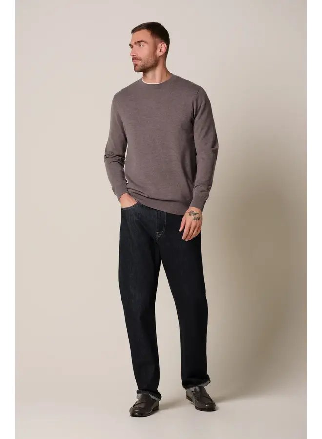 Crewneck Luxury Basic Aubergine PPXJ30001D