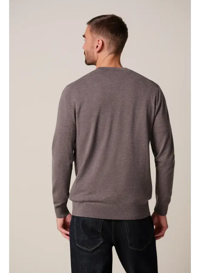 Crewneck Luxury Basic Aubergine PPXJ30001D