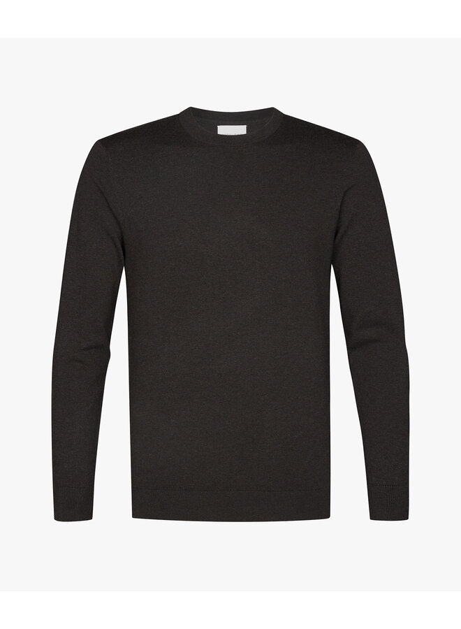 Crewneck Luxury Basic Bruin PPXJ30001E