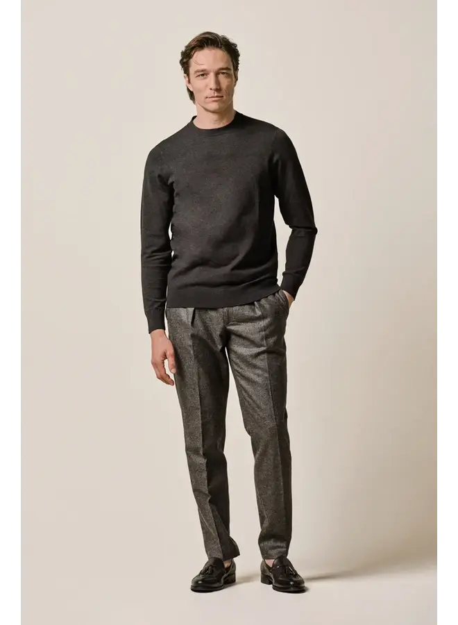 Crewneck Luxury Basic Bruin PPXJ30001E
