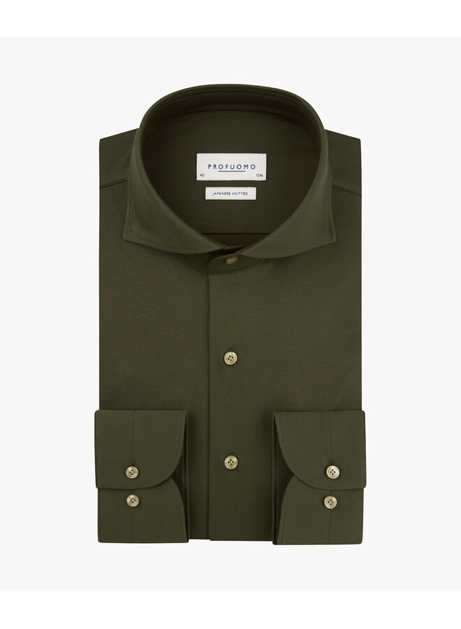 Overhemd Japanese Knitted Army PPXH30021D