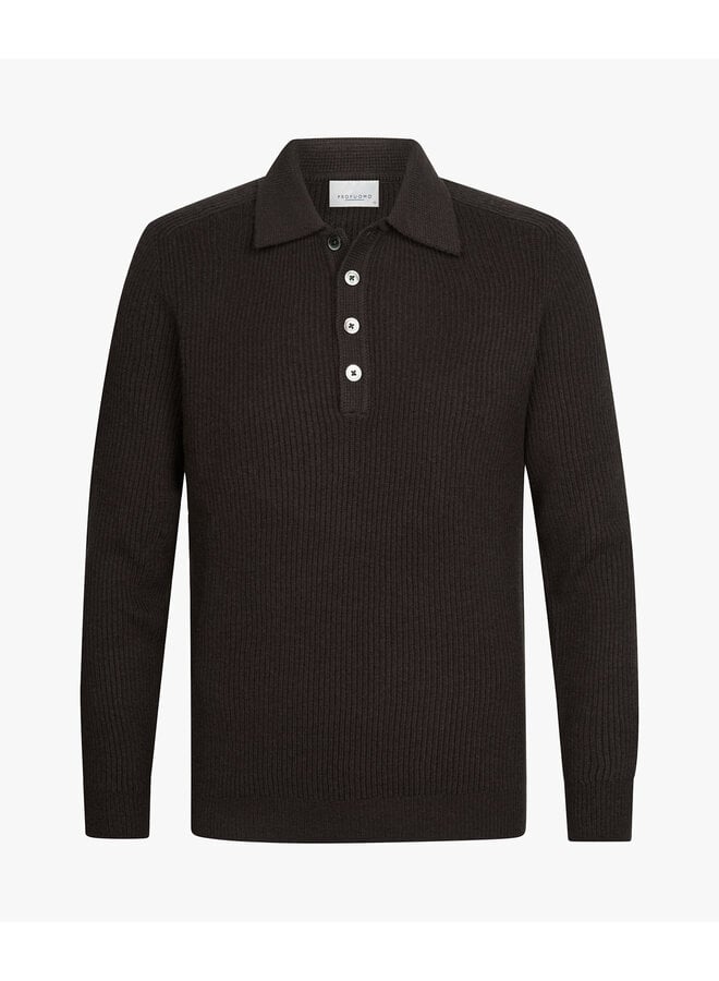 Polo Heavy wol Donkerbruin PPXJ30060D