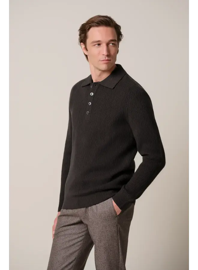 Polo Heavy wol Donkerbruin PPXJ30060D