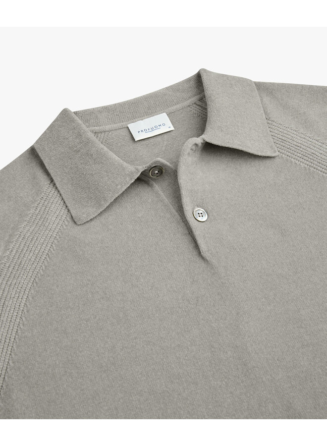 Polo Chenille Grijs PPXJ30036A