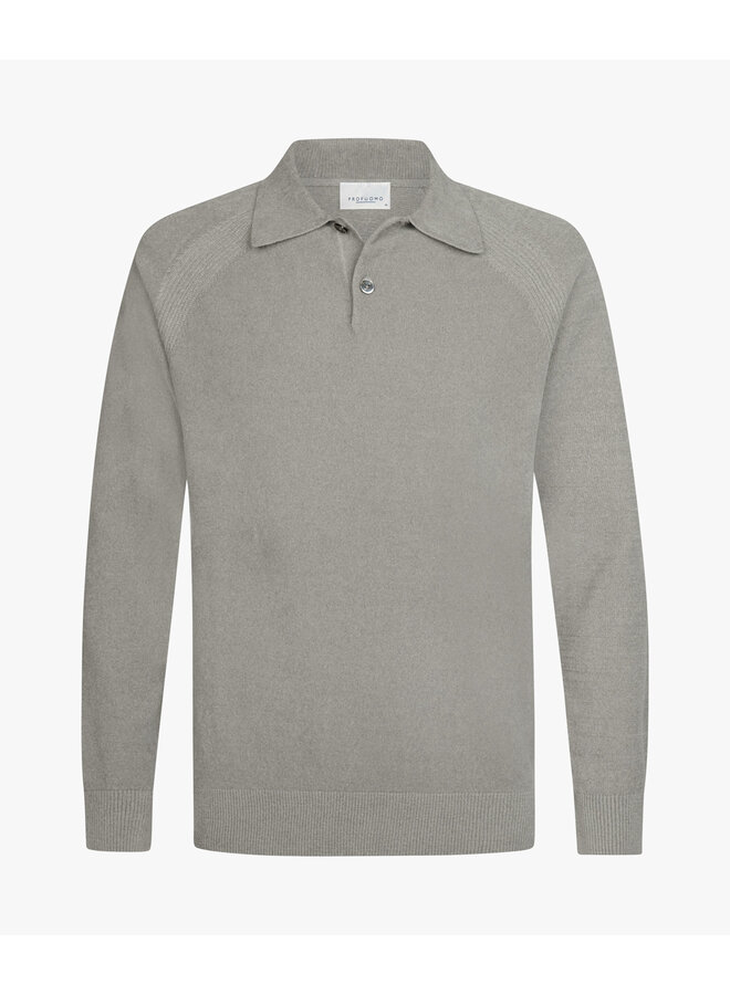 Polo Chenille Grijs PPXJ30036A