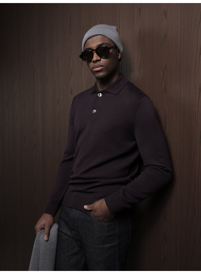 Pullover 6283TM120 col 49 Aubergine Melange