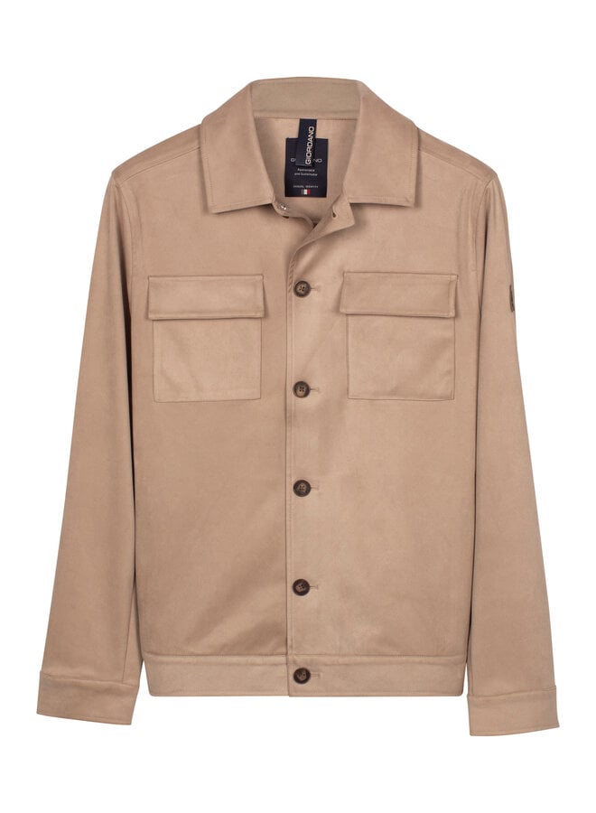 Overshirt Suède Look 627514 col 81 Beige