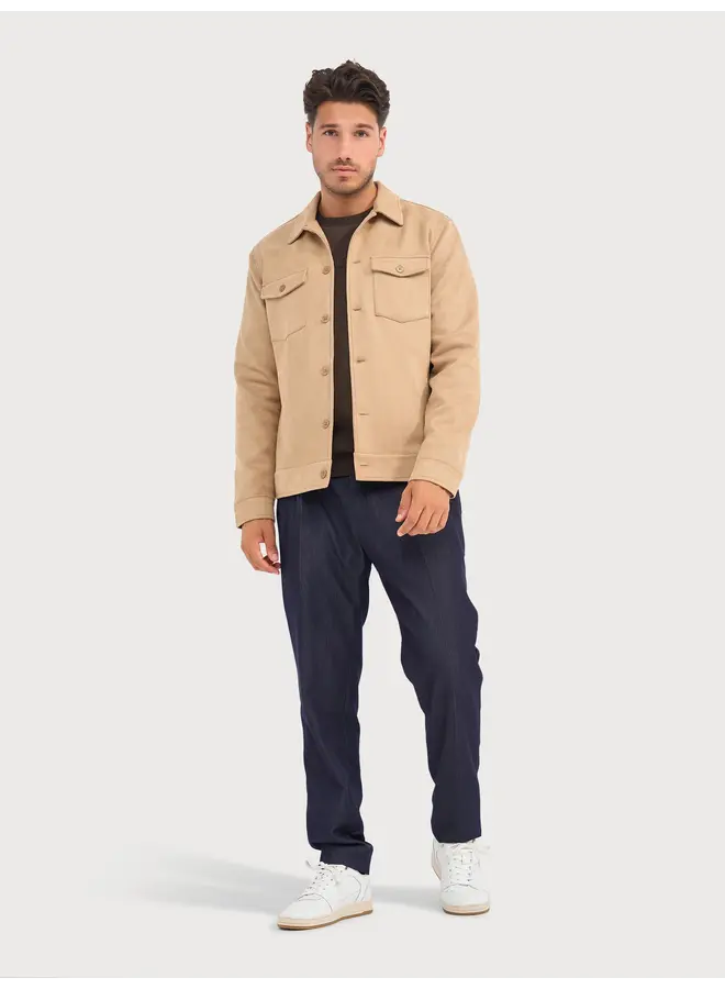 Overshirt Suède Look 627514 col 81 Beige
