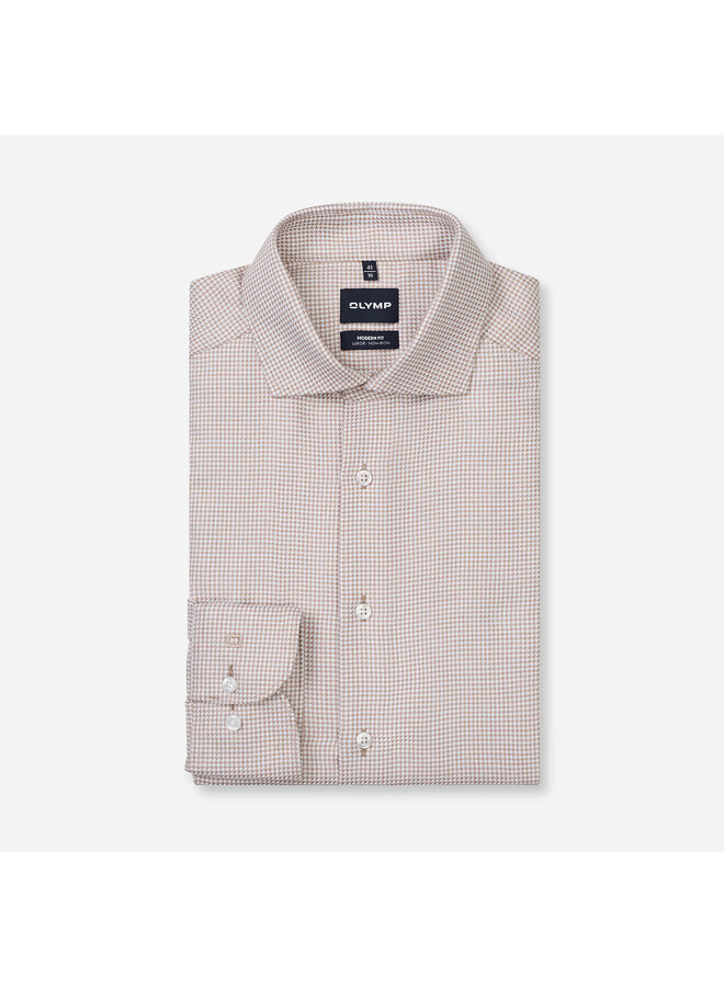 Overhemd Printje Nougat Modern Fit Luxor 1364 24 27