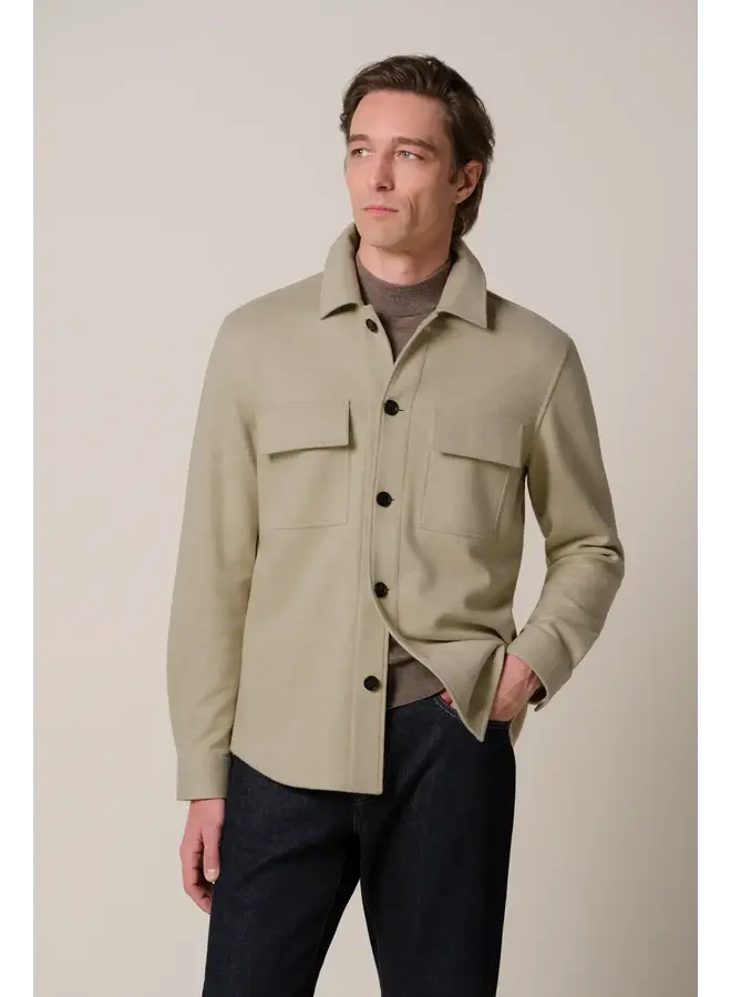 Overshirt Beige Knitted PPXF30001E