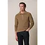 Pullover Half Zip Heavy Wol Cognac PPXJ30058C