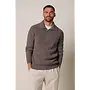Pullover Half Zip Heavy Wol Aubergine PPXJ30058I