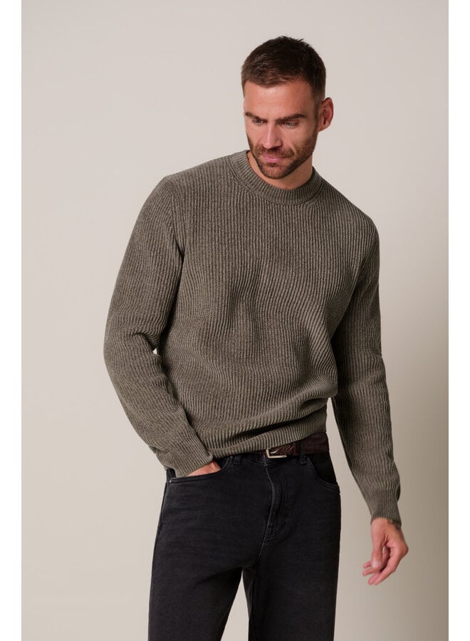 Crewneck Bruin chenille PPXJ30034B