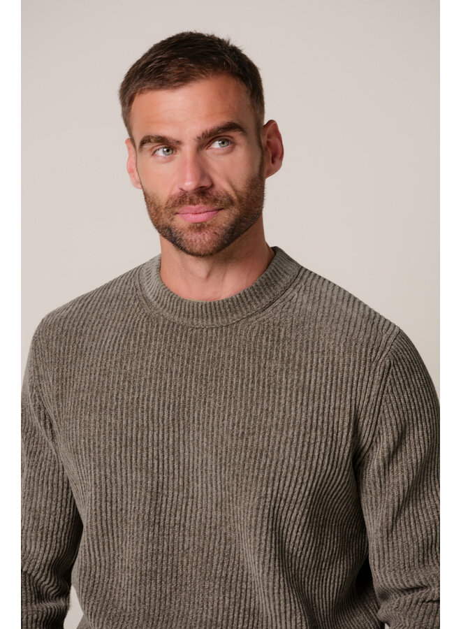Crewneck Bruin chenille PPXJ30034B