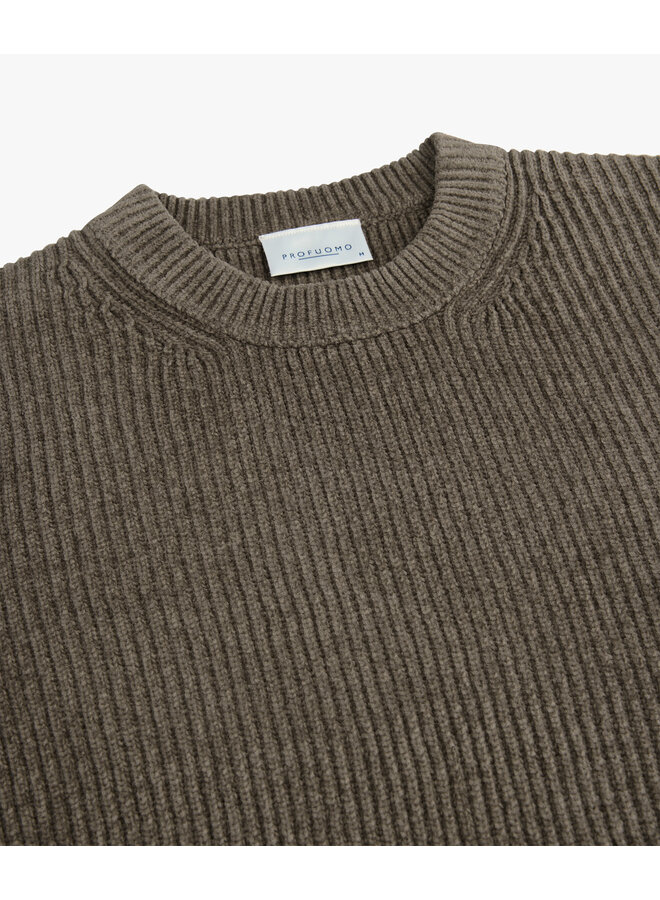Crewneck Bruin chenille PPXJ30034B