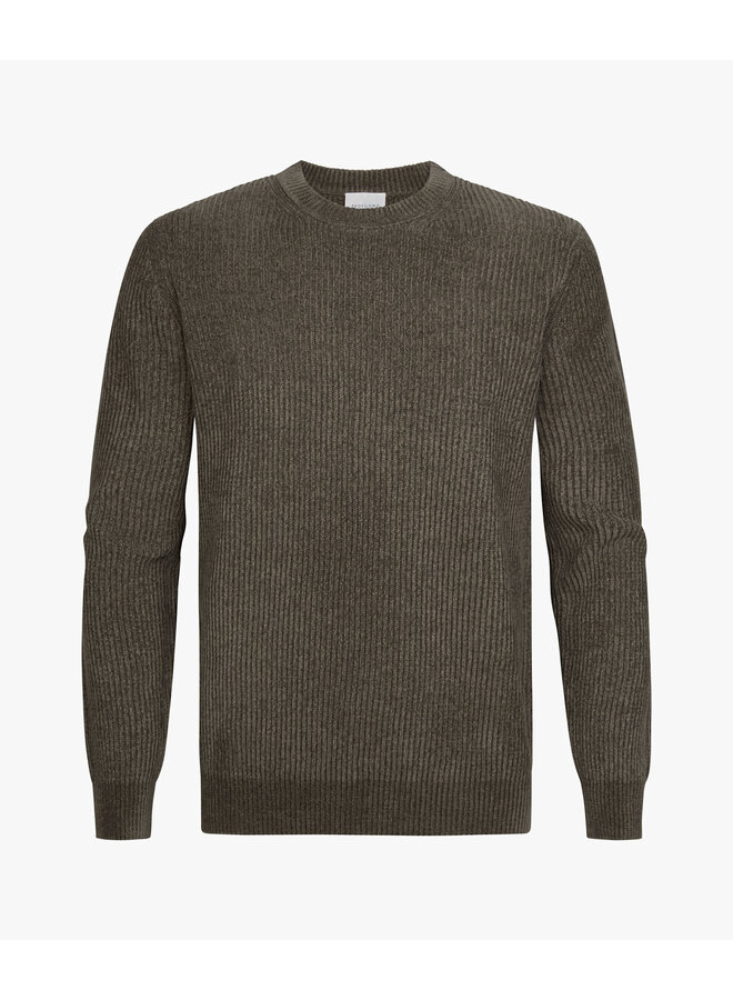 Crewneck Bruin chenille PPXJ30034B