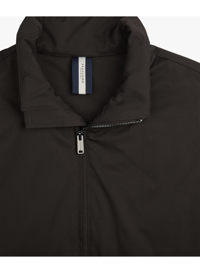 Bodywarmer Donkerbruin magneetsluiting PPXU30001C