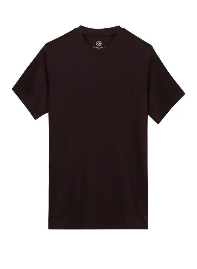 T-Shirt Luca Liquid Cotton 625078 col 80 Donkerbruin