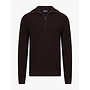 Giono Half Zip Trui 118265054-898000 Donkerbruin